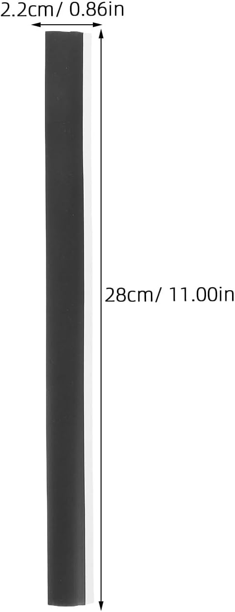 4pcs Rubber Dustpan Edge Strips Replacement Lips Soft Lip Sealing Strips 28cm for Universal Dustpan Repair Cleaning Tools Household Use