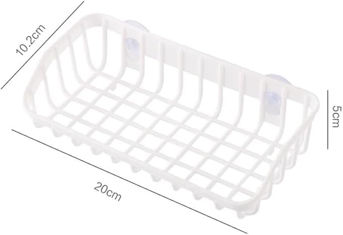 Pink Multifunctional Drain Rack, Hanging Storage Rack Drain Rack Sink Shelf Suction Cup Dishwashing Soap Sponge Holder for Kitchen Accessories Racks and Holders, Dish Racks