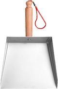 DECHOUS Stainless Steel Mini Dustpan Metal Small Dust Pan with Short Handle Tabletop Dustpan for Home Kitchen Office, 8.3x5.5x1.6 Inch