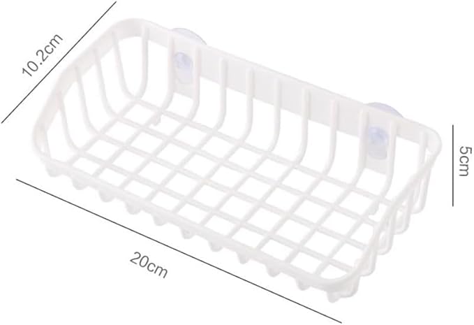 Pink Multifunctional Drain Rack,Hanging Storage Rack Drain Rack Sink Shelf Suction Cup Dishwashing Soap Sponge Holder for Kitchen Accessories