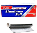 Standard Aluminum Foil Roll 18"x500' Commercial-Grade Silver Wrap for Food Service, Catering, Baking & Home Use. Durable, Tear-Resistant, Heat-Safe Industrial Foil Roll.