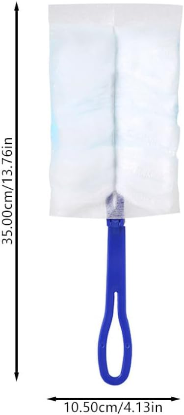 Electrostatic Duster with Handle 11pcs Set for Home Cleaning, Disposable Dusting Brushes with 10 Replacement Cloths, Kitchen and Furniture Dusting Tool for Window Blinds and