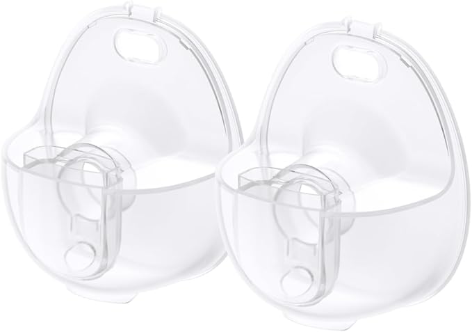 eufy Original Milk Container (2-Pack) for Wearable Breast Pump E20/S1/S1 Pro, BPA-Free Reusable Breast Pump Container Collects Up to 5 oz (150 ml) Each