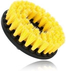 3pc Carpet Mat 5" Round Brush w/Power Drill Attachment Car Care & Detailing Tool