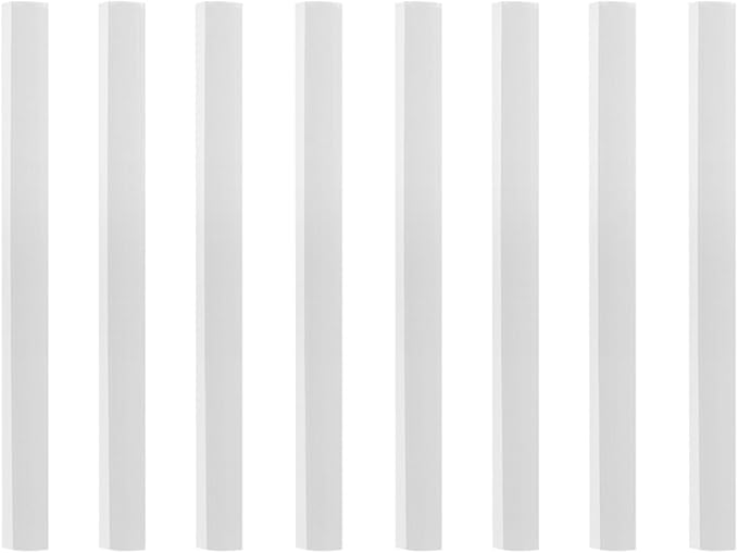 SOIMISS 8pcs Dustpan Rubber Edge Lip Replacement Strips Soft 26cm Repair Accessories for Dustpan Front Strip Cleaning Tool Household Use