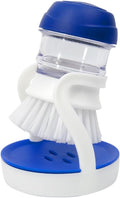 CELOX Soap Dispensing Dish Brush with Holder, Dish Scrub Brush with Holder