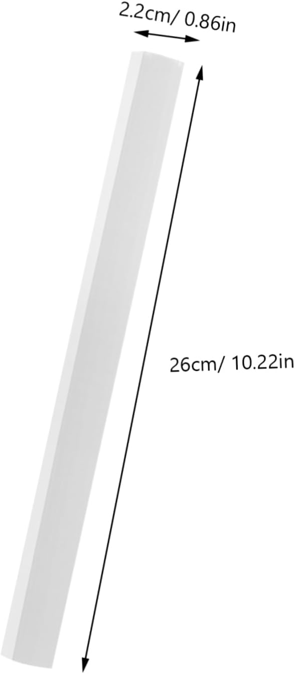 FRCOLOR 4pcs Rubber Dustpan Lip Replacement and Edge Strip Grey Broom Accessory for Cleaning