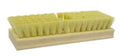 Weiler 72058 8" Square End Scrub Brush, with Threaded Handle Hole, 1" Trim, White Tampico Fill (Pack of 12)