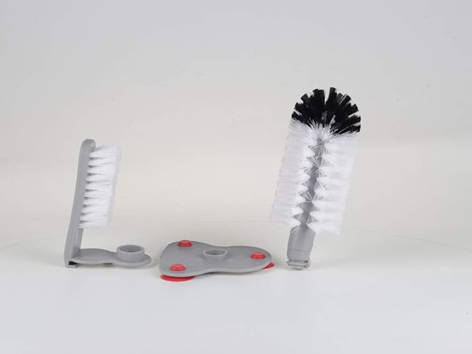 Glass Cup Washer With Double Bristle Brush for Bar Kitchen Sink