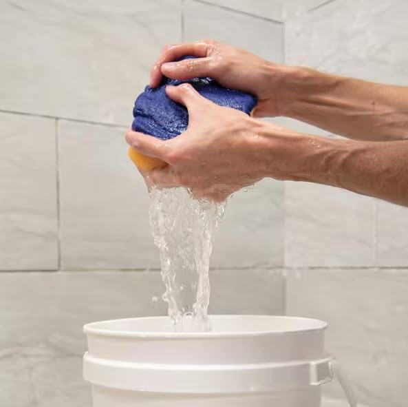 Quality Extra-Large Microfiber Polishing Sponge for Grouting, Cleaning & Washing (7 in. x 5.5 in. x 2 in.)