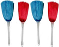 Mini Feather Dusters Anti-Static Multipurpose Microfiber Dusting Brush Tool with Handle for Cleaning Interiors Furniture and Car Accessories (4Pcs)