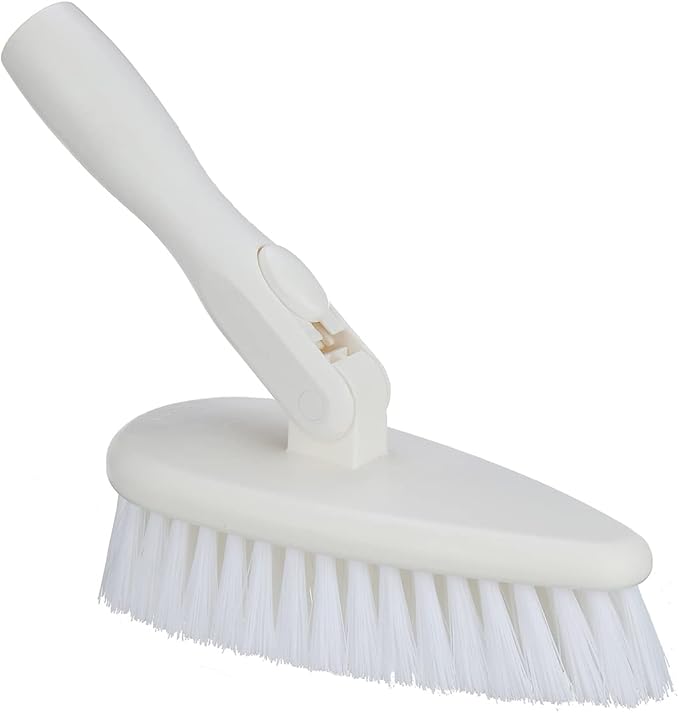 Qaestfy Bathtub Brush Refill Replacement Shower Tub and Tile Cleaning Lock in Place Scrub Brushes Head for Bathroom Wall Floor Scrubbing Compatiable with QAE008 & QAE002 Model QAE007
