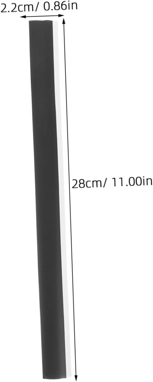 VICASKY 4pcs Rubber Dustpan Edge Strip Refills Soft Lip Replacement for Improved Sealing and to Install Pressing Strips for Dustpan Cleaning Tools