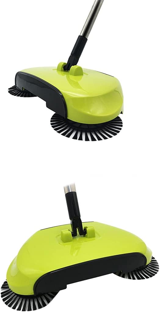 Hand Push Sweeper, Manual Sweeper, Carpet Sweeper, Multifunction Manual Hand-Push Sweeping Machine, 360 Degree Rotating Floor Mop for Office Home Living Room