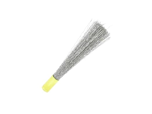 Excelta - 266A - Brushes - Scratch - Straight - Two Star - Steel - Replacement Tip for 266, 0.25" Height, 0.63" Wide, 1" Length