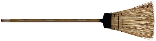 PFERD 89377 Maintenance Upright Broom with 3 Sews, Selected Corn Bristles, 56" Length x 11" Width, 10-1/2" Trim Length