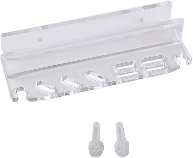 Vctitil Aquarium Plant Tools Holder Aquarium Tank Tool Acrylic Holder Grass Maintenance Tool Storage Rack for Tweezer Scraper Scissor Cleaning Tool