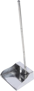 TOYANDONA Dust Pan with Handle, 30.4 inch Metal Upright Dustpan Stainless Steel Dustpan Heavy Duty Standing Dust Pan for Kitchen Home Office Garage Yard