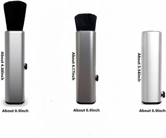 2psc Scalable Dusting Brush for Cleaning Vinyl Record, Digital Camera, Keyboard