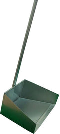 DAB 34" (86.4 cm) Long Handled Dust Pan | Ergonomic Height | Lightweight Tin Construction | Efficient Flat Front Plate | Ideal for Home & Industrial Use