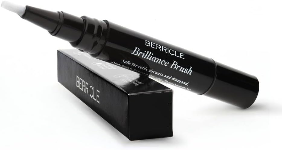BERRICLE Silver Jewelry Polishing Cloth | Diamond Cubic Zirconia CZ Cleaning Stick Pen, 1-3 Piece Set