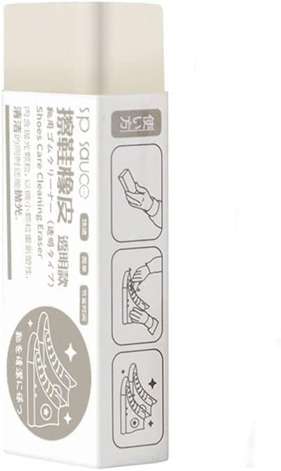 White Suede and Nubuck Eraser,Nubuck Suede Eraser for Sneaker Shoes Canvas Cleaning Eraser Dirt Remover for Leather Shoes Boot Scuffs Stains Discolouration,Shoe Treatments and Polishes