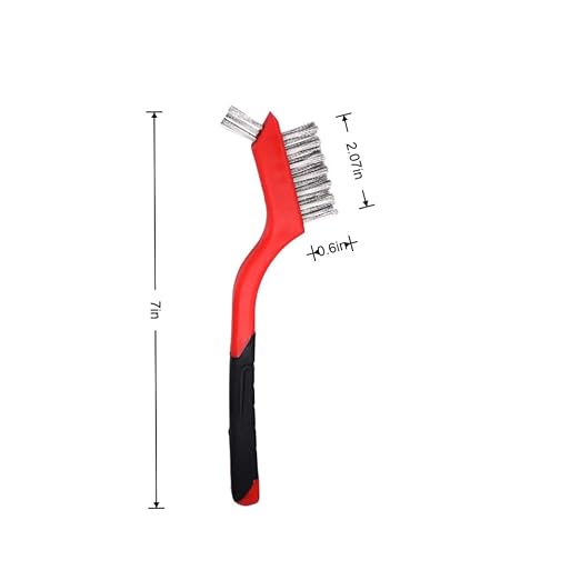 6 Pack Wire Brushes for Stone Surfaces: Remove Stubborn Stains with Ease, Wire Brushes for Glass Surfaces: Sparkling Clean Every Time, Wire Brushes for Home Use: Clean & Maintain Your Household Items