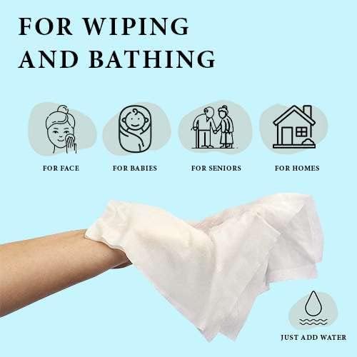 Disposable Dry Wipes, 1,000 Count Case Pack – Ultra Soft Non-Moistened Cleansing Cloths for Adults, Incontinence, Baby Care, Makeup Removal – 9.5" x 13.5" - Hospital Grade, Durable – by ProHeal