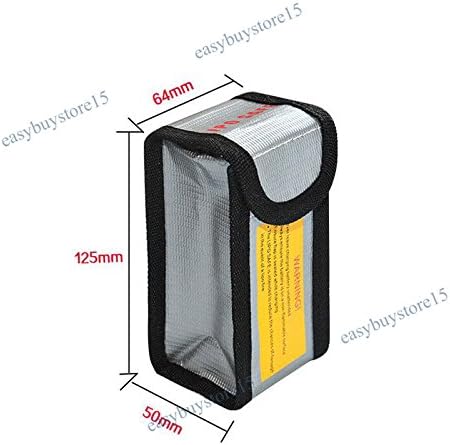 4pcs Lipo Battery Fireproof Explosion proof Bag Storage Guard Safe Pouch 125mm