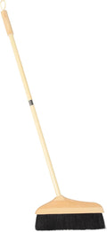 minkissy Indoor Floor Broom Soft Bristle Push Broom Heavy Duty for Carpet Sweeping