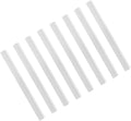 Beaupretty 8pcs Rubber Edge Replacement Strips for Dustpans, Soft Rubber Lip for Dustpan Edge, 26cm Garbage Shovel Accessories for Home and Commercial Cleaning