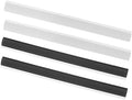 ERINGOGO 4pcs Dustpan Edge Strip Rubber Lip Accessory Replacement Parts for Dustpan Weatherproof Solid Design