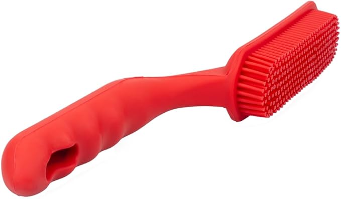 Maxshine Universal Silicone Carpet Detailing Brush | High-Conductivity Silicone Bristles Lift Pet Hair, Lint & Debris | Gentle, Durable Cleaning Brush for Car Carpets, Upholstery & Auto Detailing