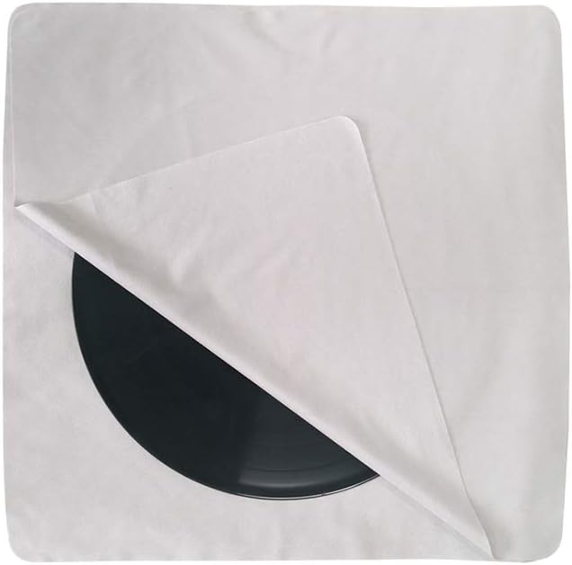 Record Cleaning Cloth, 15''x15'' Big Size 5 Pack Anti-Static Microfiber Lint Free Cleaner for LP Vinyl Record, Glasses,TV Screen, Laptop