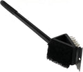 3-in-1 Grill Brush with Scraper, Wire Bristles & Scouring Pad – 18” BBQ Cleaner Tool with Long Handle – Heavy-Duty Grill Cleaning Brush for Barbecue, Gas & Charcoal Grills