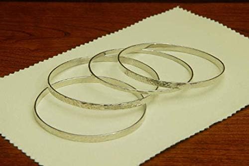 Sunshine Polishing Cloths, Bulk Pack, for Silver, Gold, Brass and Copper Jewelry (25 Pack)