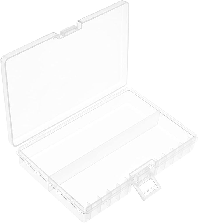 Fielect 48 x AA Battery Storage Case Holder Organizer Box Transparent