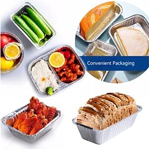 30 Pack 1Lb mini Loaf Pans Heavy Duty Disposable Aluminum Foil Bread Tins Standard Size - 6" X 3.5" X 2.5" Oven Safe Sturdy Small Bread Tin Pans-1 Pound Loaf Pans …