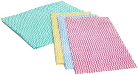 Non-Woven 2 Packs of Kitchen Towel Roll | Cleaning Wipes | Washable & Reusable Tissue Roll for Kitchen | Home Kitchen Cleaning Wipes | Kitchen Roll Reusable | 80 Wipes x 2 Rolls