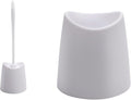 Toilet Brush Holder Only, The Crisp White Toilet Brush Holder is Suitable for Many Toilet Brushes and can Effectively Conceal The Toilet Brush, for Bathroom/Restroom Storage