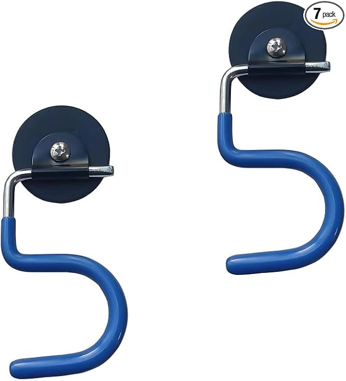 XXHong 2PCS Broom Holder Magnetic Broom Hooks Do Not Require Drilling Warehouse Kitchen Refrigerator Metal Surface Suitable Broom Holder Wall Mount