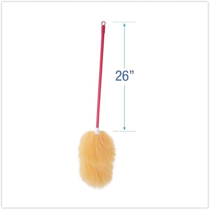 Boardwalk BWKL26 26 in. Plastic Handle Lambswool Duster - Assorted