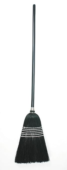 TOUGH GUY Black 11-1/2" Corn Fiber Blend Household Broom
