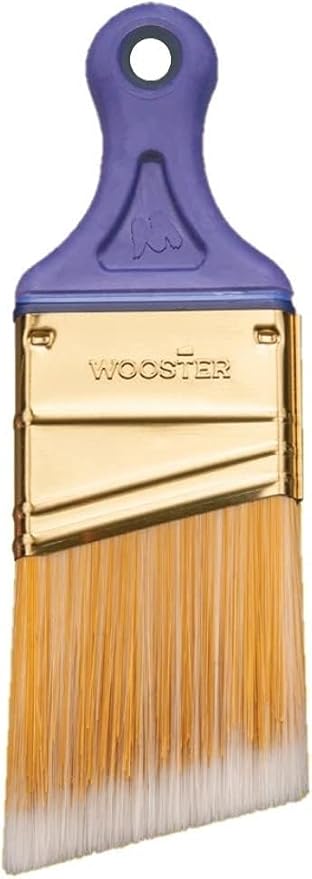 Wooster Brush Q3211-2 Shortcut Angle Sash Paintbrush, 2-Inch, White | Pack of 2