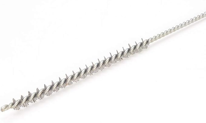 Utoolmart Steel Wire Cleaning Brush, Spiral Power Brush, 0.3-inch Diameter 12-inch Length, 5pcs