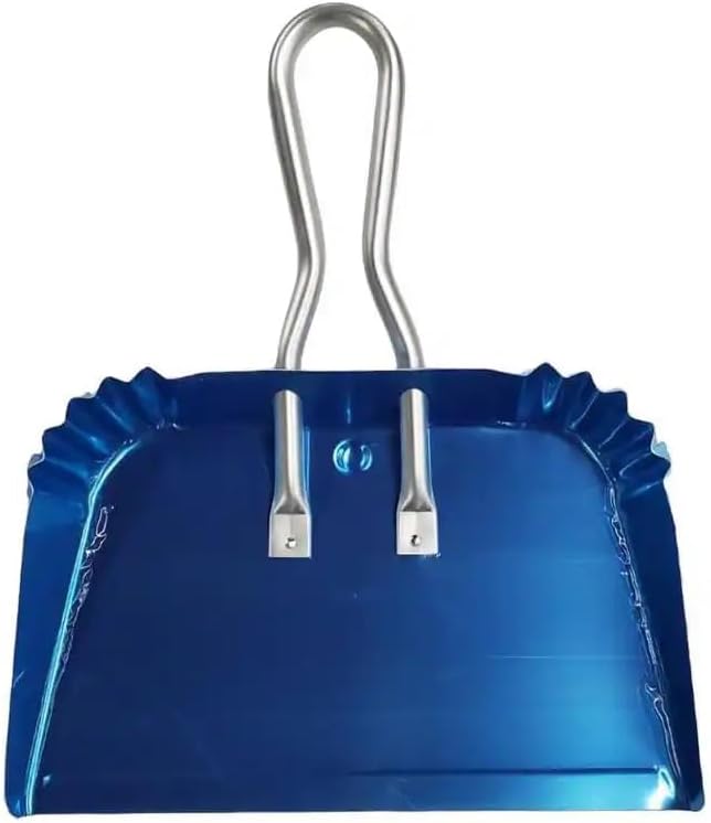 PRO SOURCE Super Scooper Handheld Aluminum Dustpan: 9" Handle, 16" Width