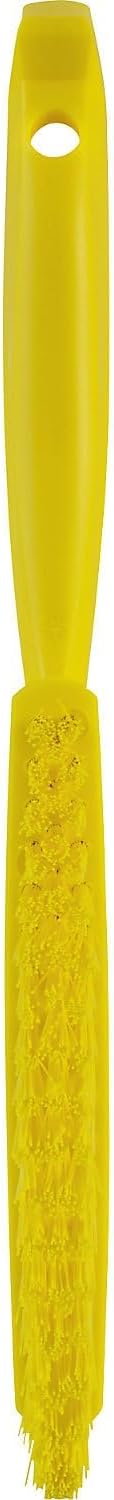 Vikan 41956 Brush,Narrow Hand,Stiff,11" x .75",PP/PBT,Yellow