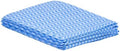 Superio Handy Wipes for Kitchen - Blue Reusable Multi-Purpose Heavy-Duty Cleaning Cloth for House, Bathroom, and Office. Disposable Dish Towel (5)