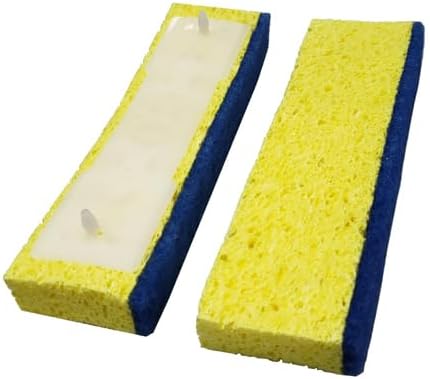 HOMEMAID® Cellulose Scrubber Refill - Metal Squeeze Sponge Mop Replacement (Made in USA)