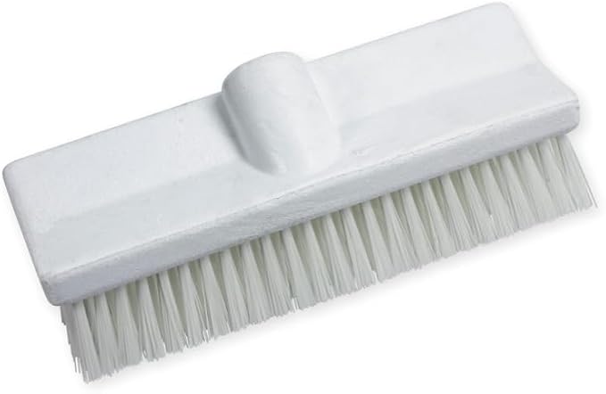Heavy-Duty Plastic Scrub Brush – 10 Inch Floor, Wall & Equipment Cleaner for Commercial Use